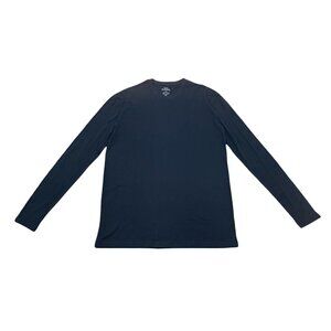 Men’s True Classic Navy Long Sleeve T-Shirt Cotton Blend 2010s